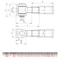 Regulovatelný pant 125-M20 - foto č. 2